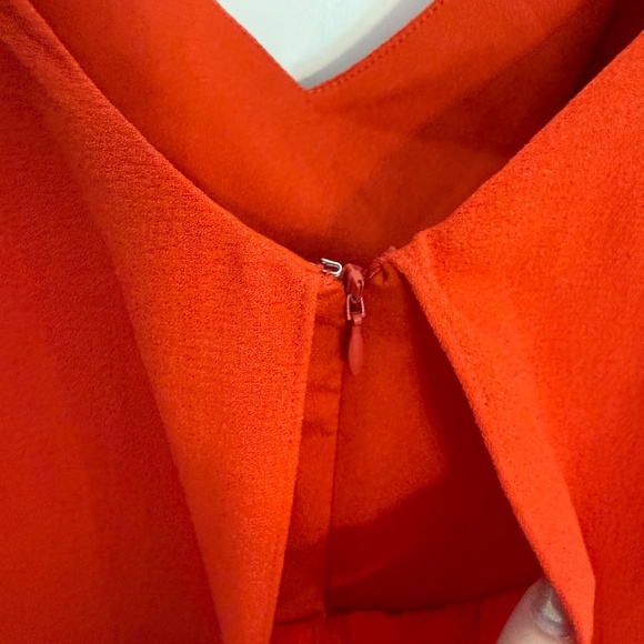 New! Dress The Population Alondra Blouson Dress Poppy Red 31710 - Picture 7 of 12